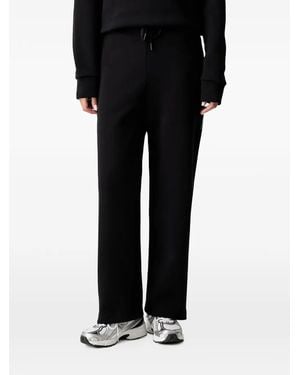 On Shoes Focus Tech Drawstring Wide-Leg Track Trousers - Black