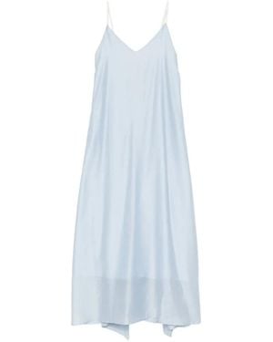 ELEH V-Neck Maxi Dress - Blue