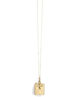 Monica Rich Kosann Collier She Is Fierce Serti De Diamants - Metallic
