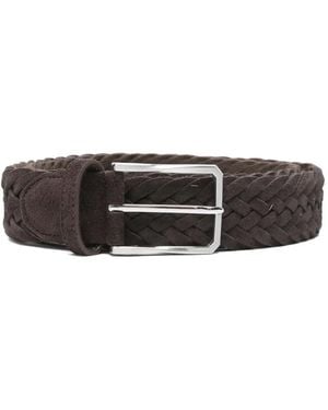Canali Leather Belt - Brown