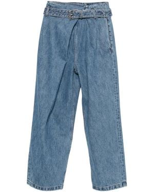 Loewe Gewickelte Jeans Mit Gürtel - Blau