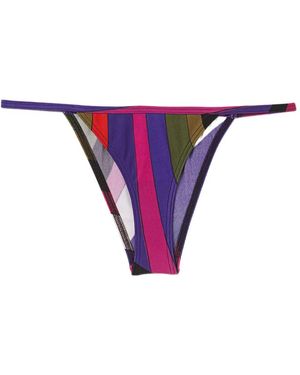 PUCCI Bragas De Bikini Con Estampado Iride - Morado