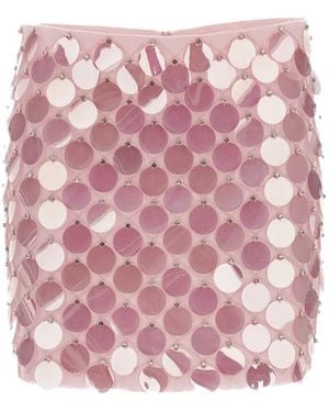 Des Phemmes Falda Con Lentejuelas - Rosa