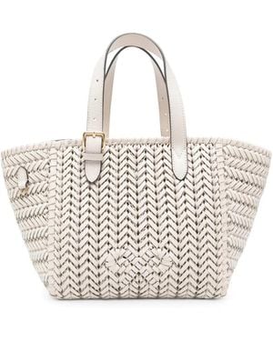 Anya Hindmarch Small Neeson Tote Bag - White