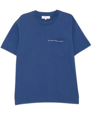 Palmes Camiseta con motivo de jardín - Azul