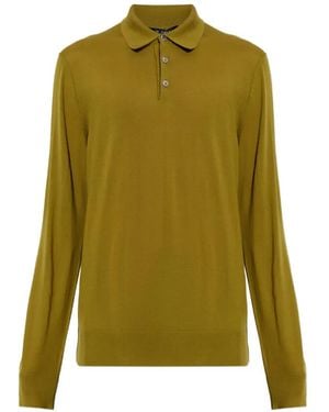 Dolce & Gabbana Cashmere Polo Jumper - Green
