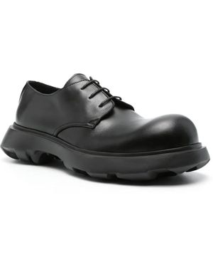 Acne Studios ダービー 40 Acne Studios レザー ダービーシューズ | ブラック | FARFETCH JP