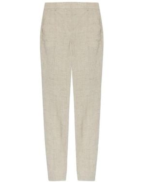 Moschino Slub-Texture Tailored Pants - White