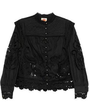 FARM Rio Katoenen Blouse - Zwart