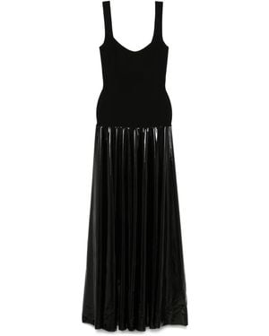 Atu Body Couture Panelled Gown - Black