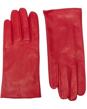 Ernest W. Baker Leather Gloves - Red
