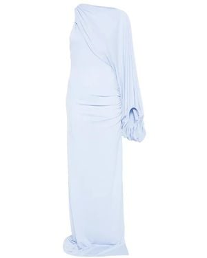 ANDAMANE Robe Drapée Selene À Une Épaule - Blue