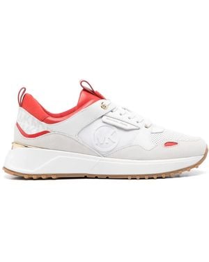 Michael Kors And Leather Trainers - White
