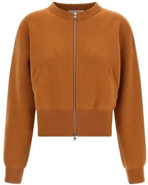 Extreme Cashmere N°478 Xtra Fun Zip Pockets Cardigan - Brown