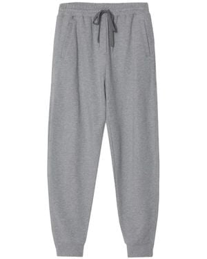 3.1 Phillip Lim Drawstring-Waist Track Trousers - Grey