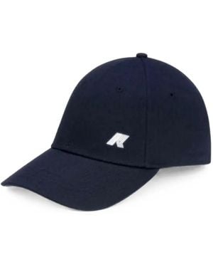 K-Way Ily Logo-Patch Baseball Cap - Blue