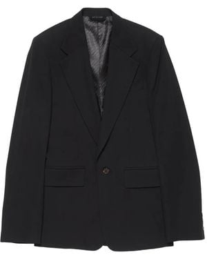 Acne Studios Button-Detail Single-Breasted Blazer - Black