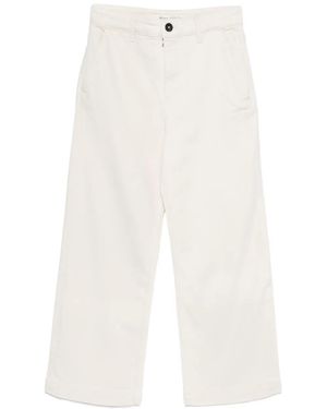 Marc O' Polo Cuffed Trousers - White