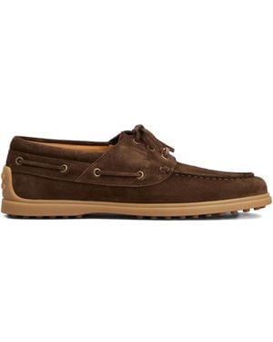 Tod's Segelschuhe Mit Schleife - Braun