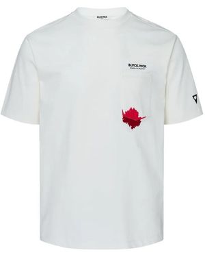 Black Jack Jewelry Ink Logo-Print Pocket T-Shirt - White