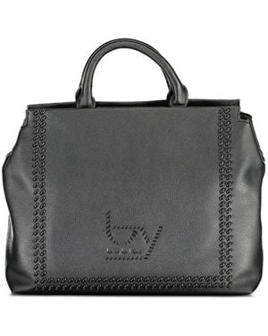 Byblos Stud-Embellished Logo-Detail Tote Bag - Black