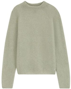 BOSS Alpaca-Blend Jumper With Mock Neck - Green