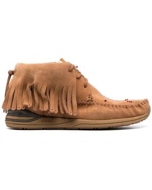 Visvim Fbt Shaman Folk Schnürstiefel - Braun