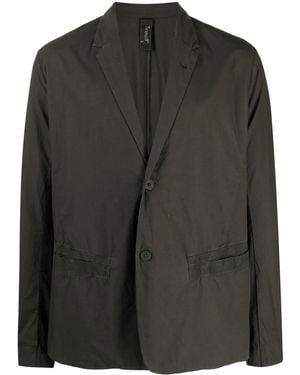Transit Narrow-Lapels Cotton Blazer - Black