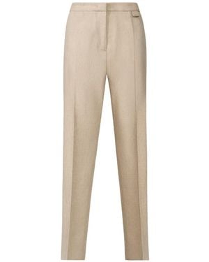 Fabiana Filippi Beaded-Trim Tailored Trousers - Natural
