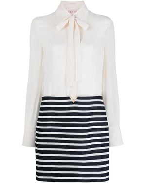Valentino Garavani Shirt Mini Dress - Multicolour