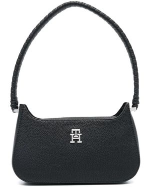 Tommy Hilfiger Emblem Shoulder Bag - Black