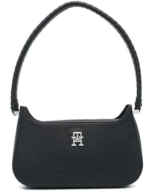 Tommy Hilfiger Emblem Shoulder Bag - Black