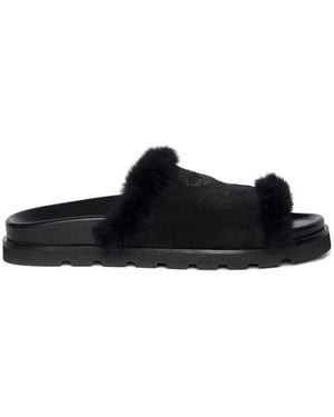 Zadig & Voltaire Teddy Bare サンダル - ブラック