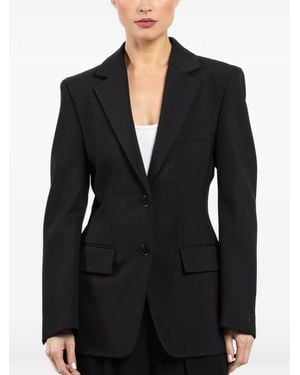 Mantu Single-Breasted Blazer - Black