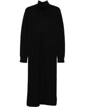 Jil Sander Knitted Maxi Dress - Black