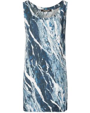 Roberto Cavalli Silk Mini Dress - Blue