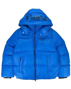 Purple Brand Gewatteerd Jack - Blauw