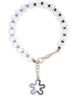 Bea Bongiasca 9kt Gelbgoldarmband - Weiß