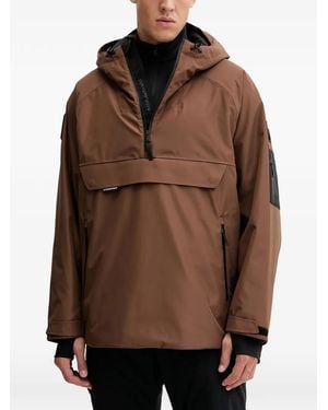 EA7 Veste De Ski À Capuche - Brown