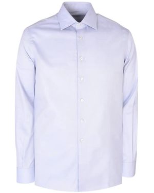 Pal Zileri Long-Sleeve Button-Down Shirt - White