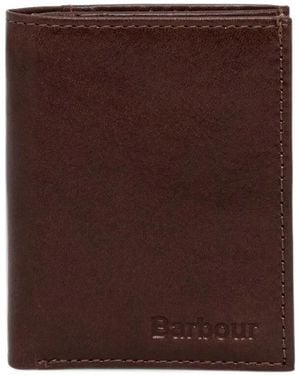 Barbour Colwell Small Billfold Wallet - Brown