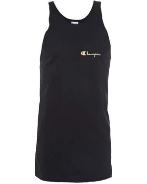 Champion Active Logo-Print Tank Top - Black