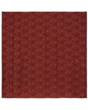 Saint Laurent Leopard-Print Scarf - Red