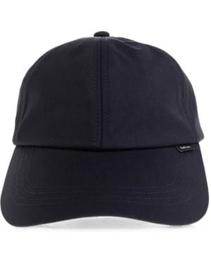 Paul Smith Logo-Detail Cap - Blue