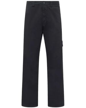 Stone Island Ghost Cargo Trousers - Blue