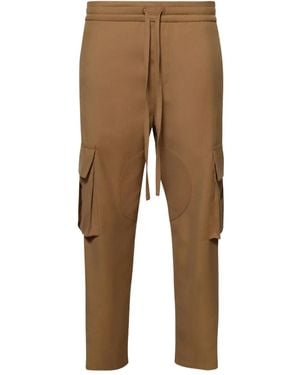 NAHMIAS Cargo-Pocket Drawstring Trousers - Natural