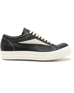 Rick Owens High-Top Trainers With Sculpted Sole - White