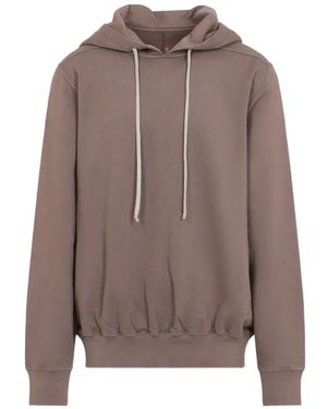 Rick Owens Sudadera Oversize Con Capucha - Marrón
