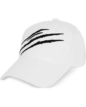 Philipp Plein Logo-Embroidery Baseball Cap - White