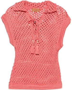 Alanui A Love Letter To India Top - Pink